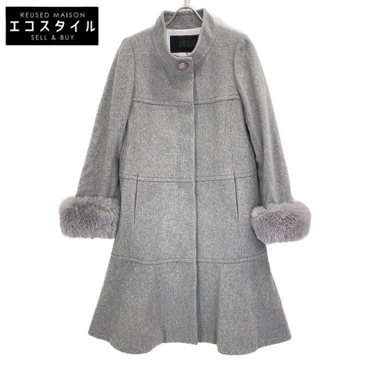 TO BE CHIC トゥービーシック W5B02434 ウールビーバー スタンドアウェーカラー コート