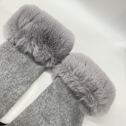 W5B02434 Wool Beaver Standaway Collar Coat 40 Ladies