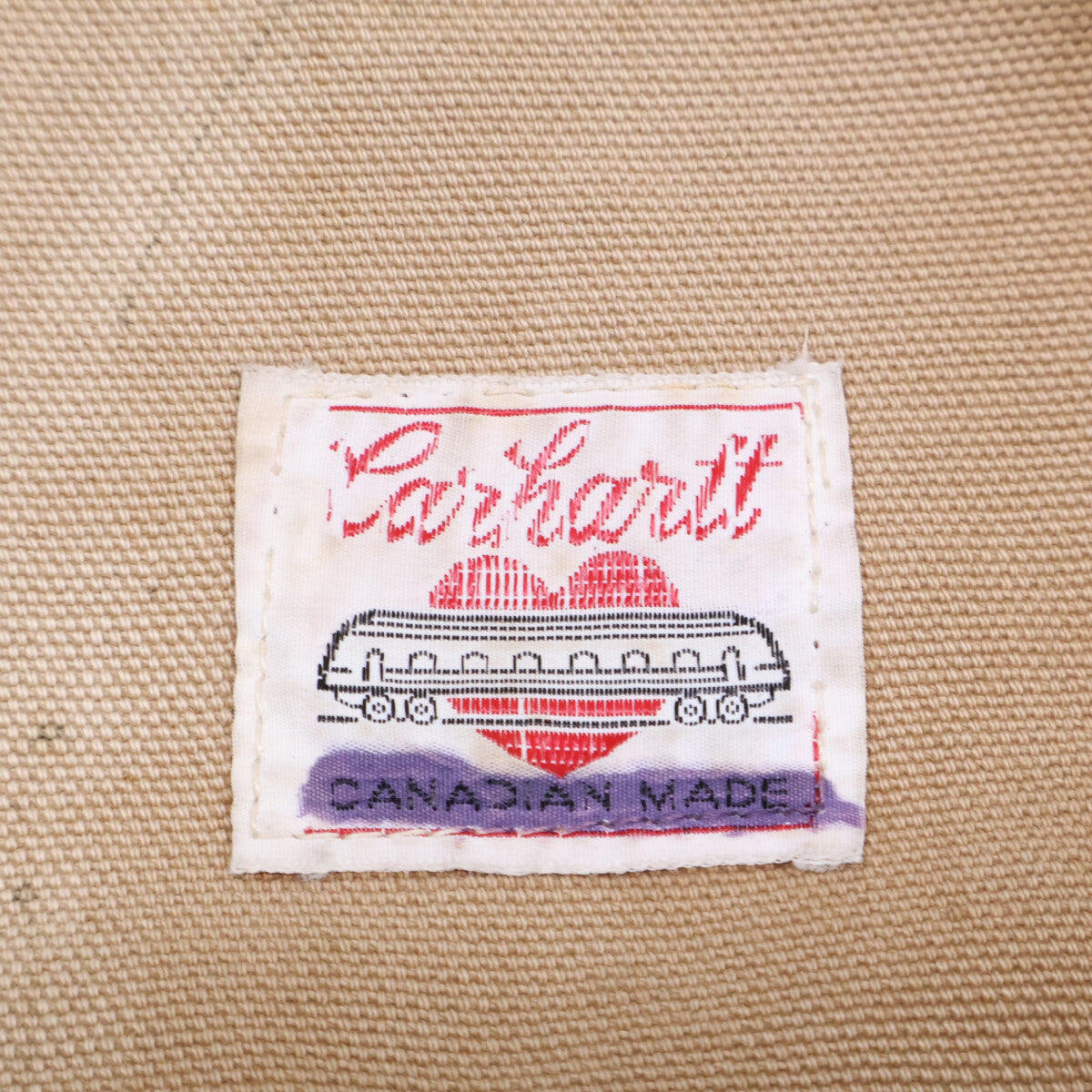 carhartt カーハート 50s-60s ヴィンテージ DUCK COVERALL JACKET ハートタグ ダック生地 カバーオール ジャケット