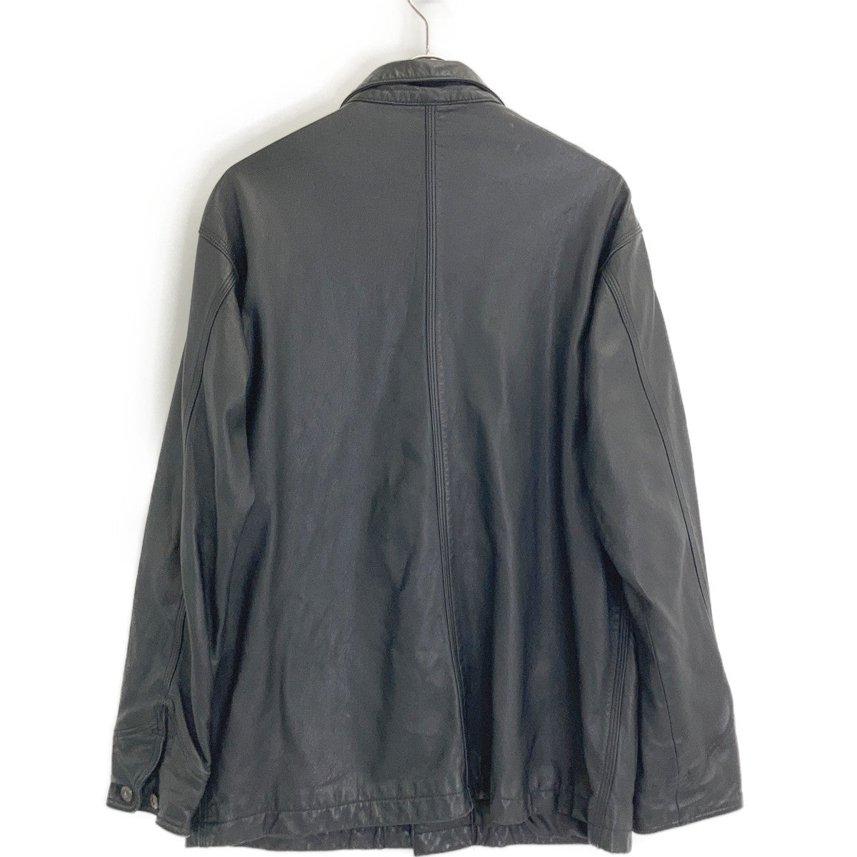 schott ショット 311050 ブラック LAMB LEATHER カバーオール ジャケット ジャケット