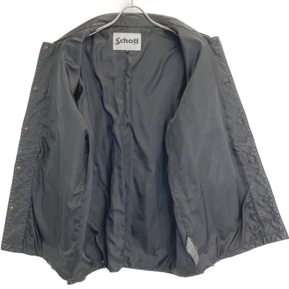 schott ショット 311050 ブラック LAMB LEATHER カバーオール ジャケット ジャケット