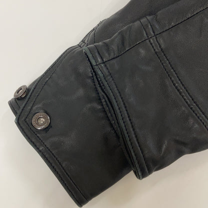 schott ショット 311050 ブラック LAMB LEATHER カバーオール ジャケット ジャケット