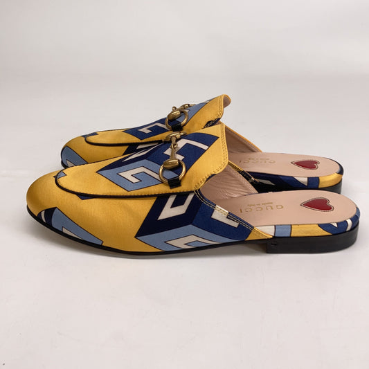 GUCCI グッチ 【新品未使用】432773 プリンスタウン サテン ミュール シューズ