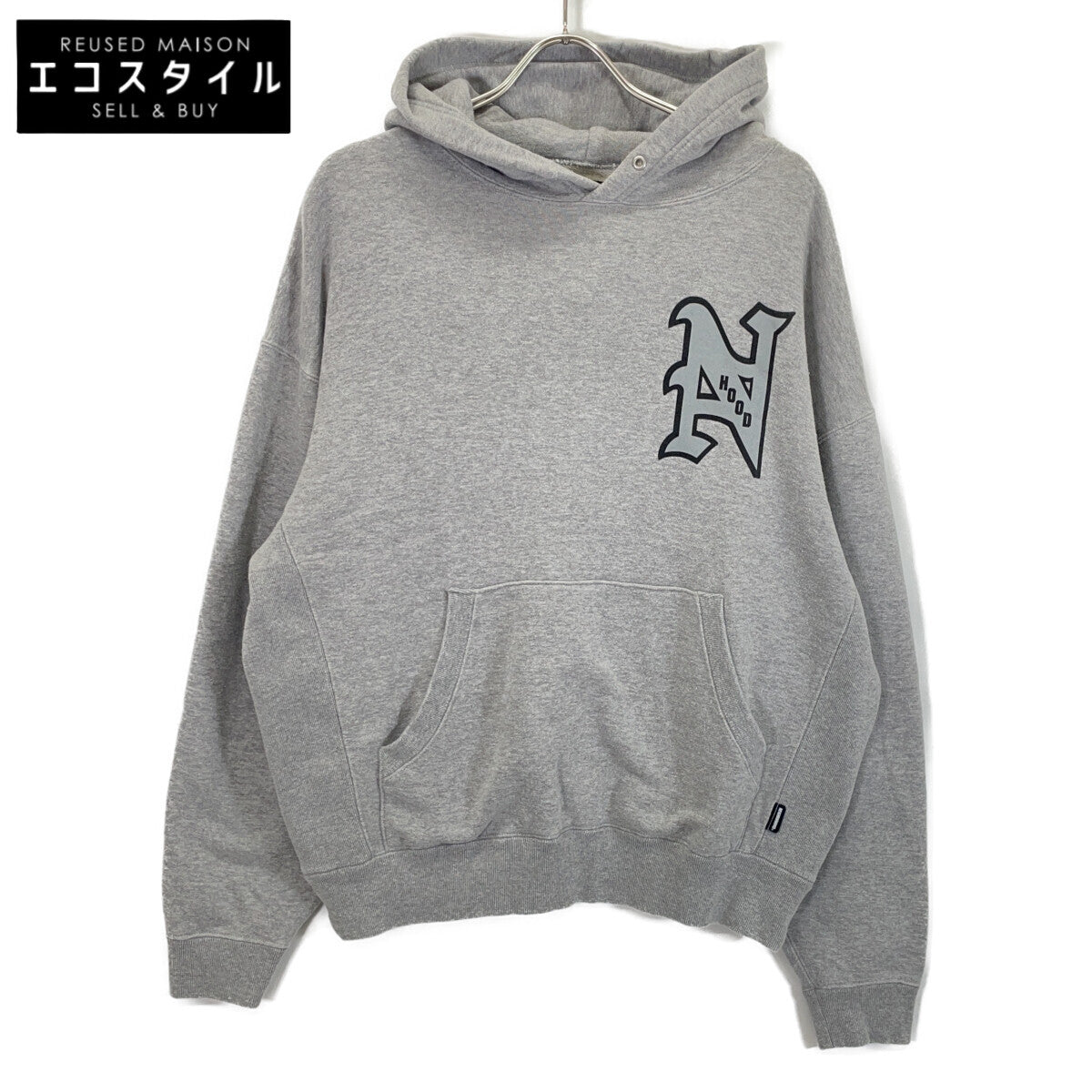 NEIGHBORHOOD ネイバーフッド 222TPNH-CSM02 グレー COLLEGE-S HOODED LS CO トップス