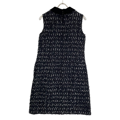 FOXEY 43895 Black I-Line Tweed Sleeveless Dress