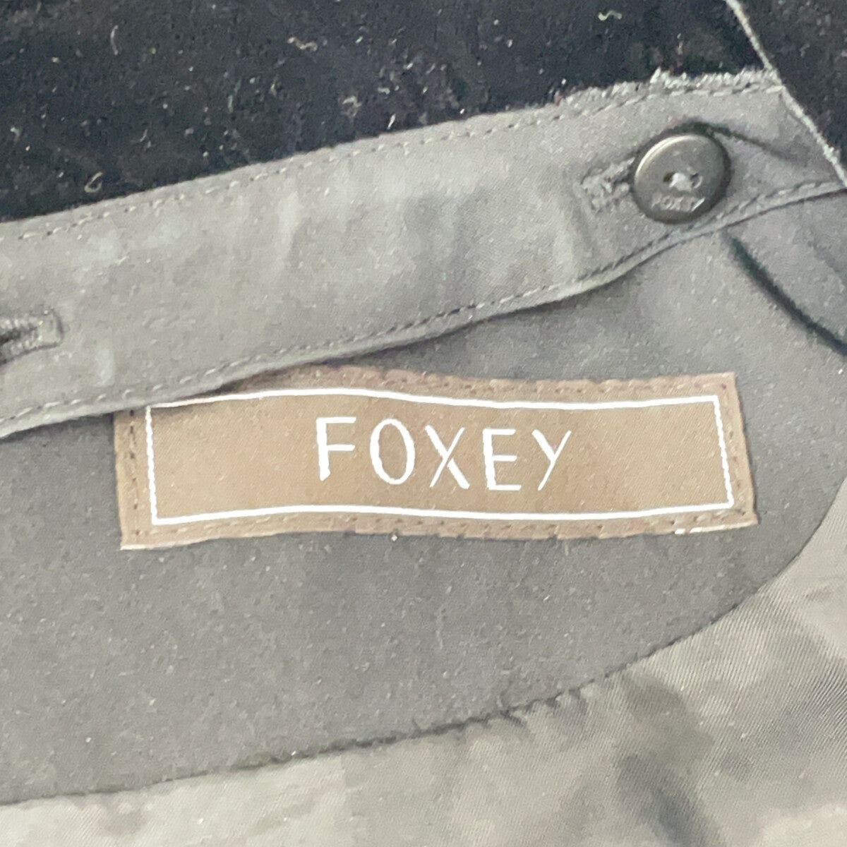 FOXEY 43895 Black I-Line Tweed Sleeveless Dress