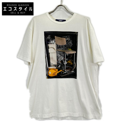 JUNYA WATANABE MAN ジュンヤワタナベマン 25年 WP-T003 ホワイト グラフィックTシャツ トップス