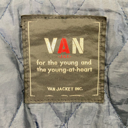 VAN JACKET ヴァンジャケット 80ー90's ベージュ×ネイビー アメフト スタジャン ジャケット