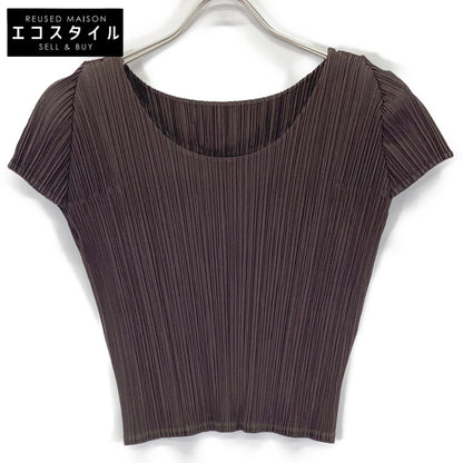 PLEATS PLEASE 三宅一生 PP41-JK672 棕色 褶皱 上衣