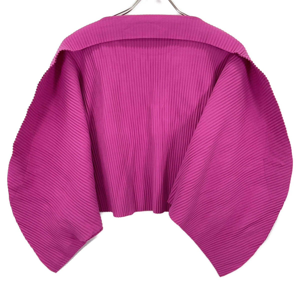 me ISSEY MIYAKE Pleated Blouse Top Pink MI22KJ241