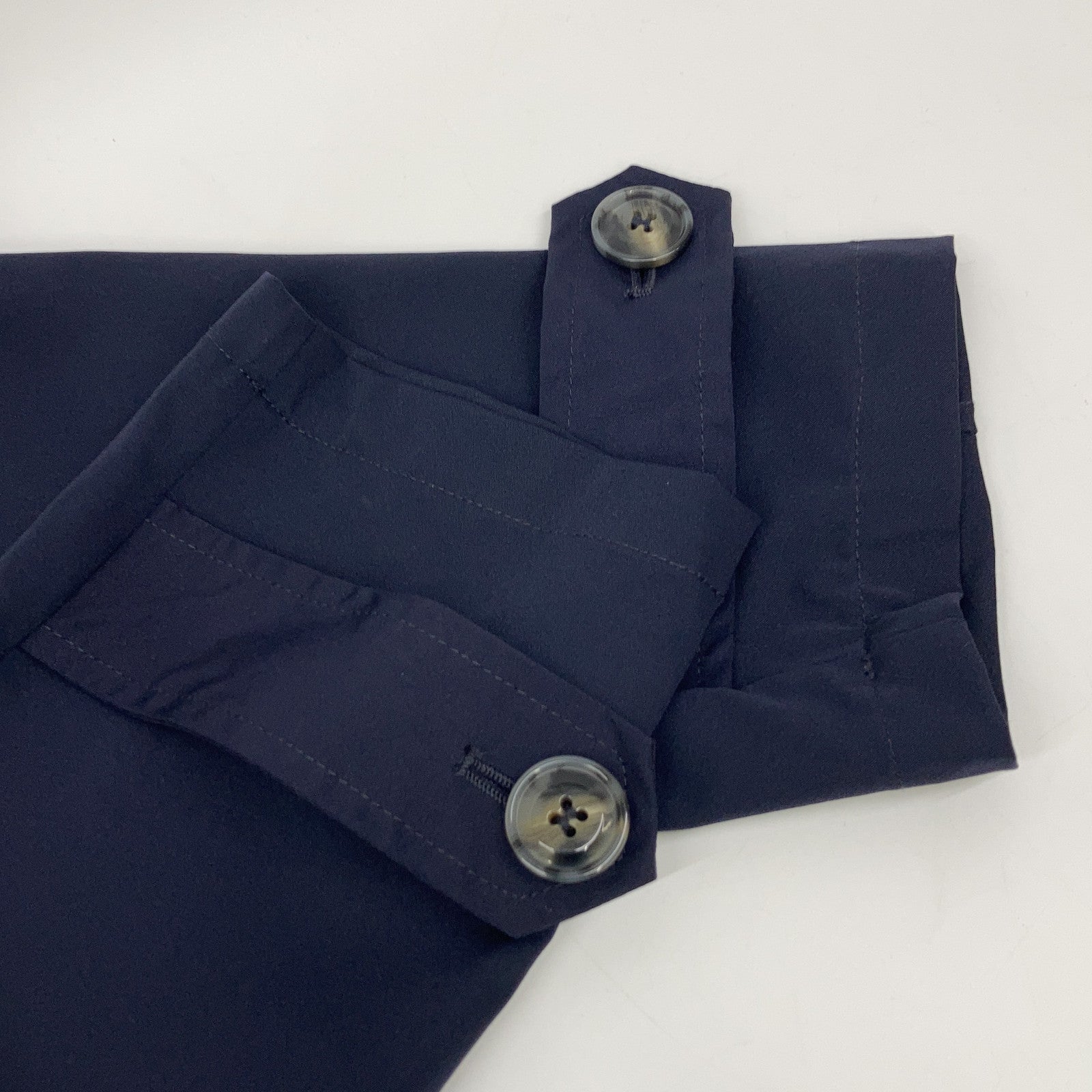 BARBA バルバ 海军蓝色 SPOLVERINO 弹力尼龙立领半大衣 外套