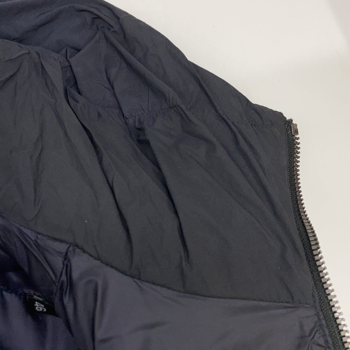 QC-038771 海军蓝 GIANT 拼色连帽羽绒服 46 男士