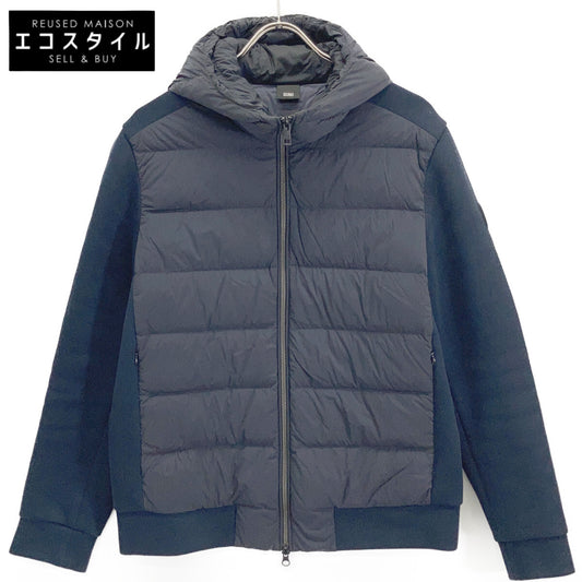 DUNO デュノ QC-038771 ネイビー GIANT 切り替え フーデットダウン ジャケット