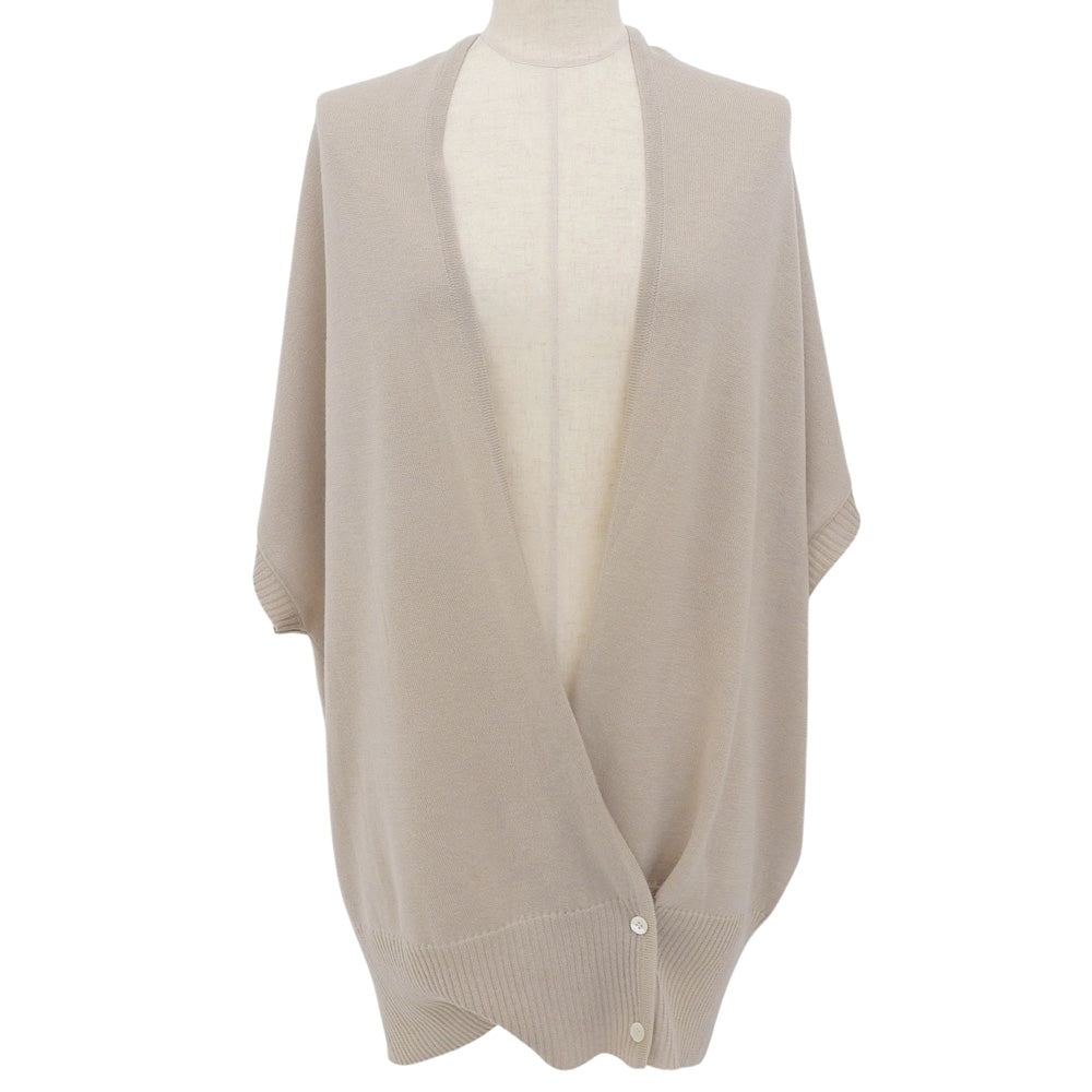 Excellent condition Hooded Knit Vest Top for Women - Beige, 2023 Model