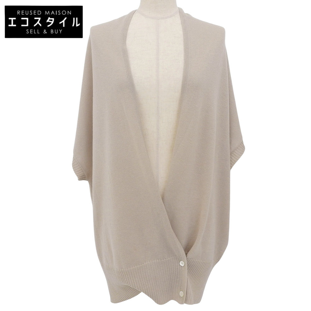 Excellent condition Hooded Knit Vest Top for Women - Beige, 2023 Model