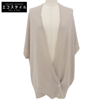 Excellent condition Hooded Knit Vest Top for Women - Beige, 2023 Model