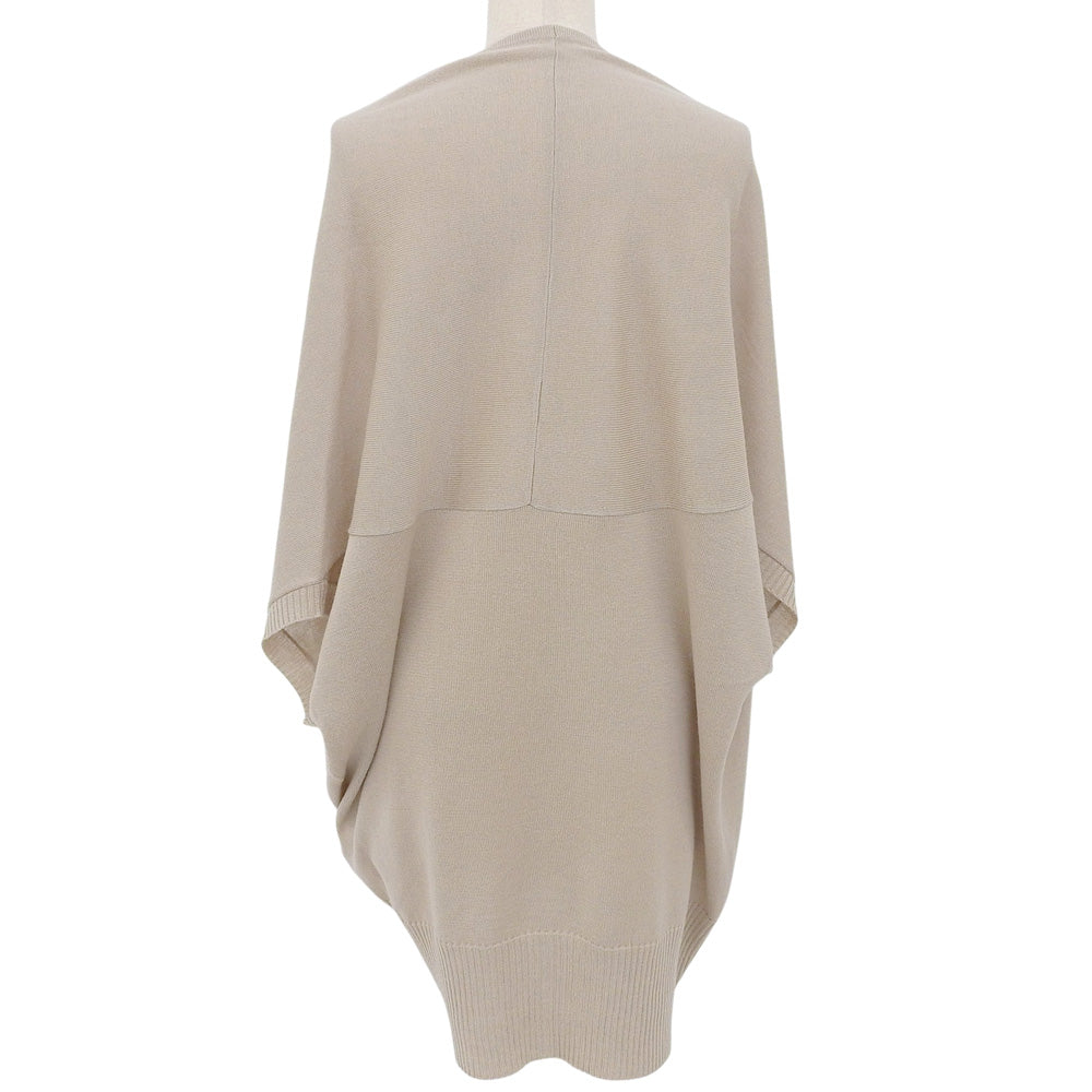 Excellent condition Hooded Knit Vest Top for Women - Beige, 2023 Model