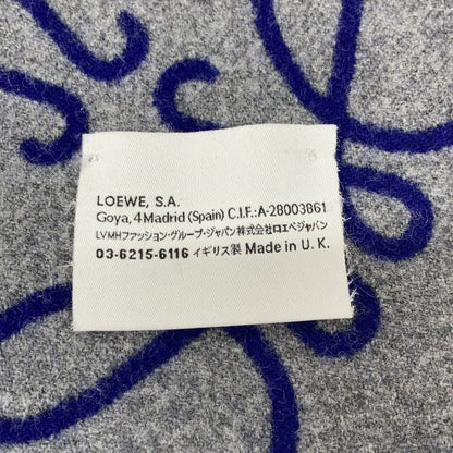 LOEWE ロエベ ウール×カシミヤ リバーシブル マフラー
