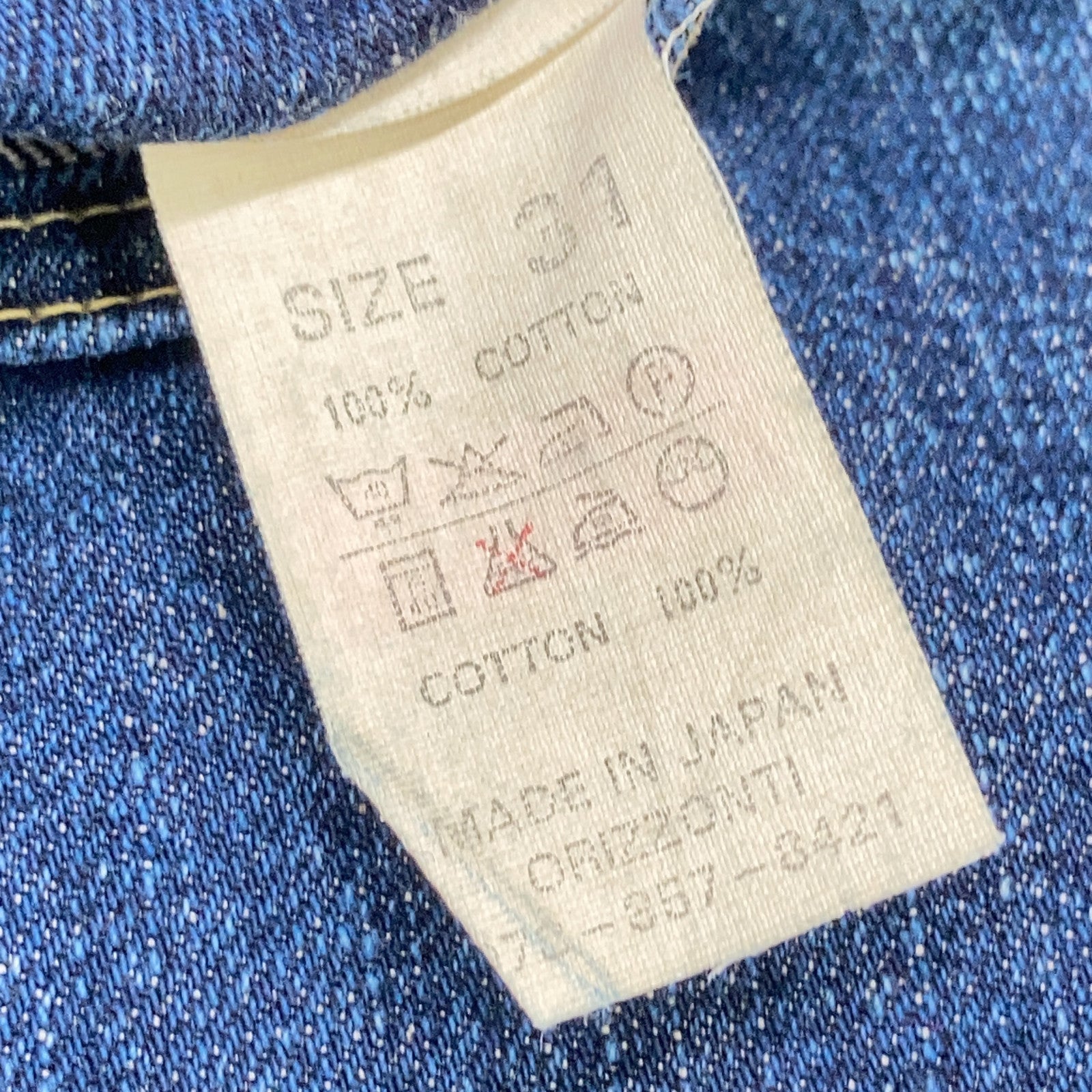 DENIME Indigo LOT755 Denim Pants Bottoms