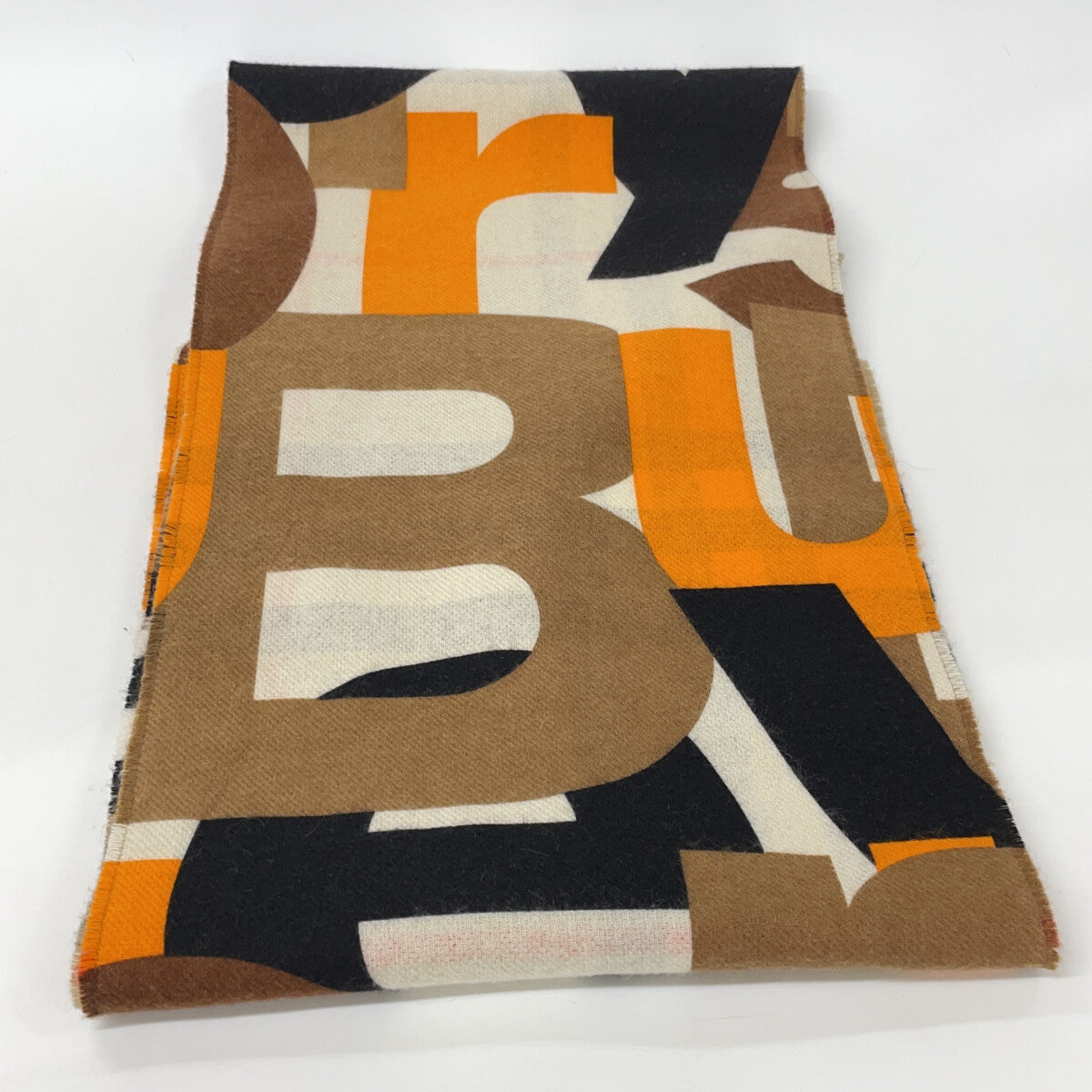 BURBERRY バーバリー チェック リバーシブル フリンジ マフラー