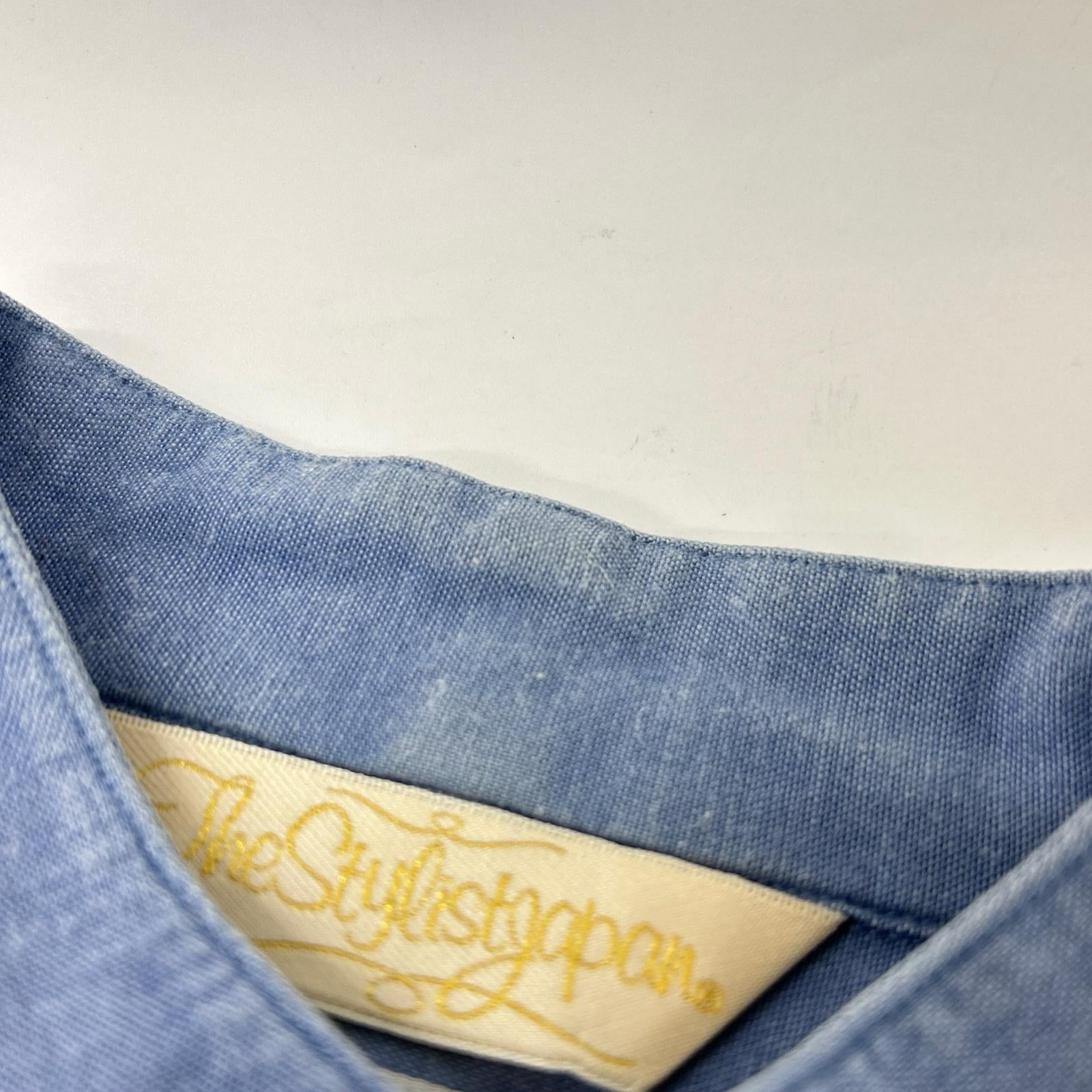 TENDERLOIN テンダーロイン ×スタイリストジャパン TSJS-51805-04 ライトブルー ロングスリーブ ピンタックシャツ トップス
