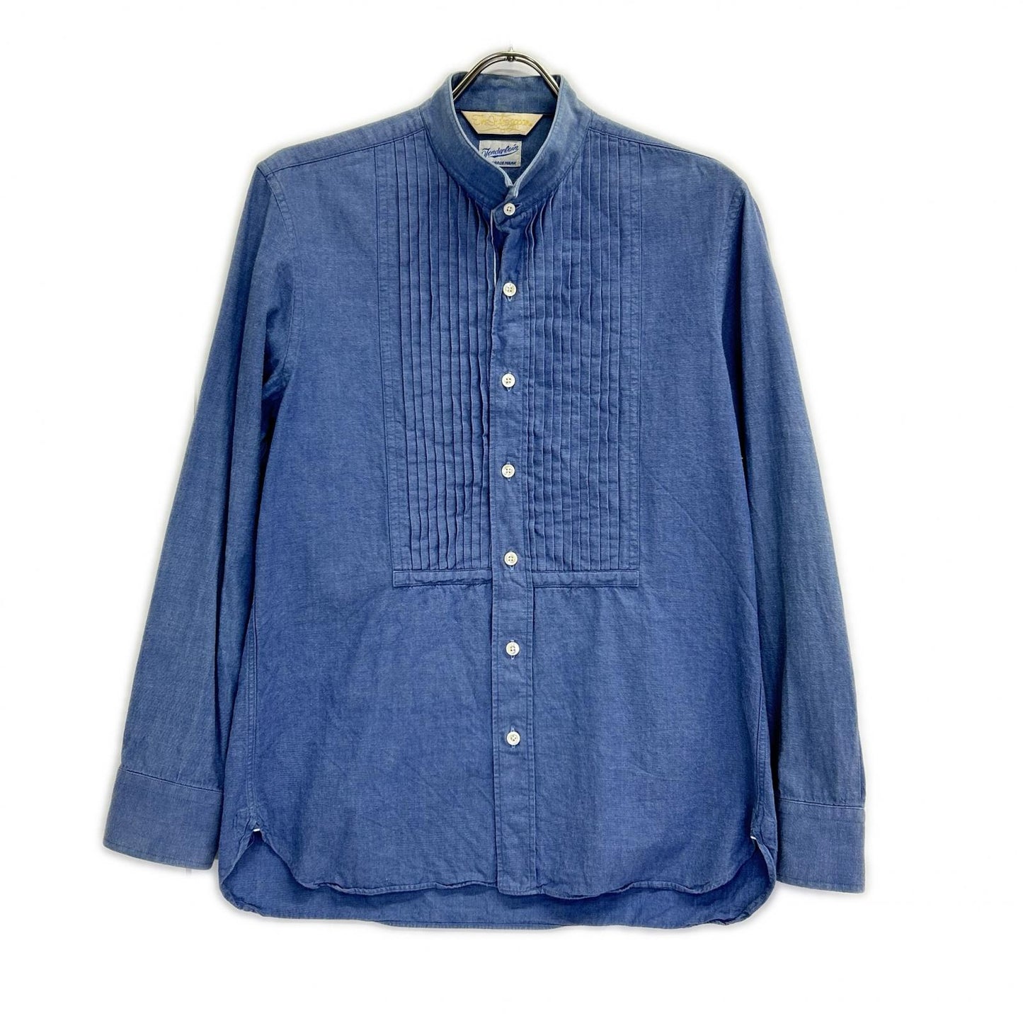 TENDERLOIN テンダーロイン ×スタイリストジャパン TSJS-51805-04 ライトブルー ロングスリーブ ピンタックシャツ トップス