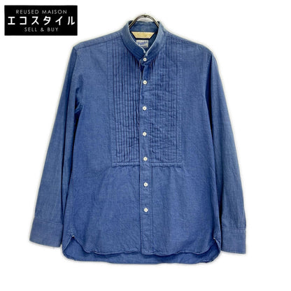 TENDERLOIN テンダーロイン ×スタイリストジャパン TSJS-51805-04 ライトブルー ロングスリーブ ピンタックシャツ トップス