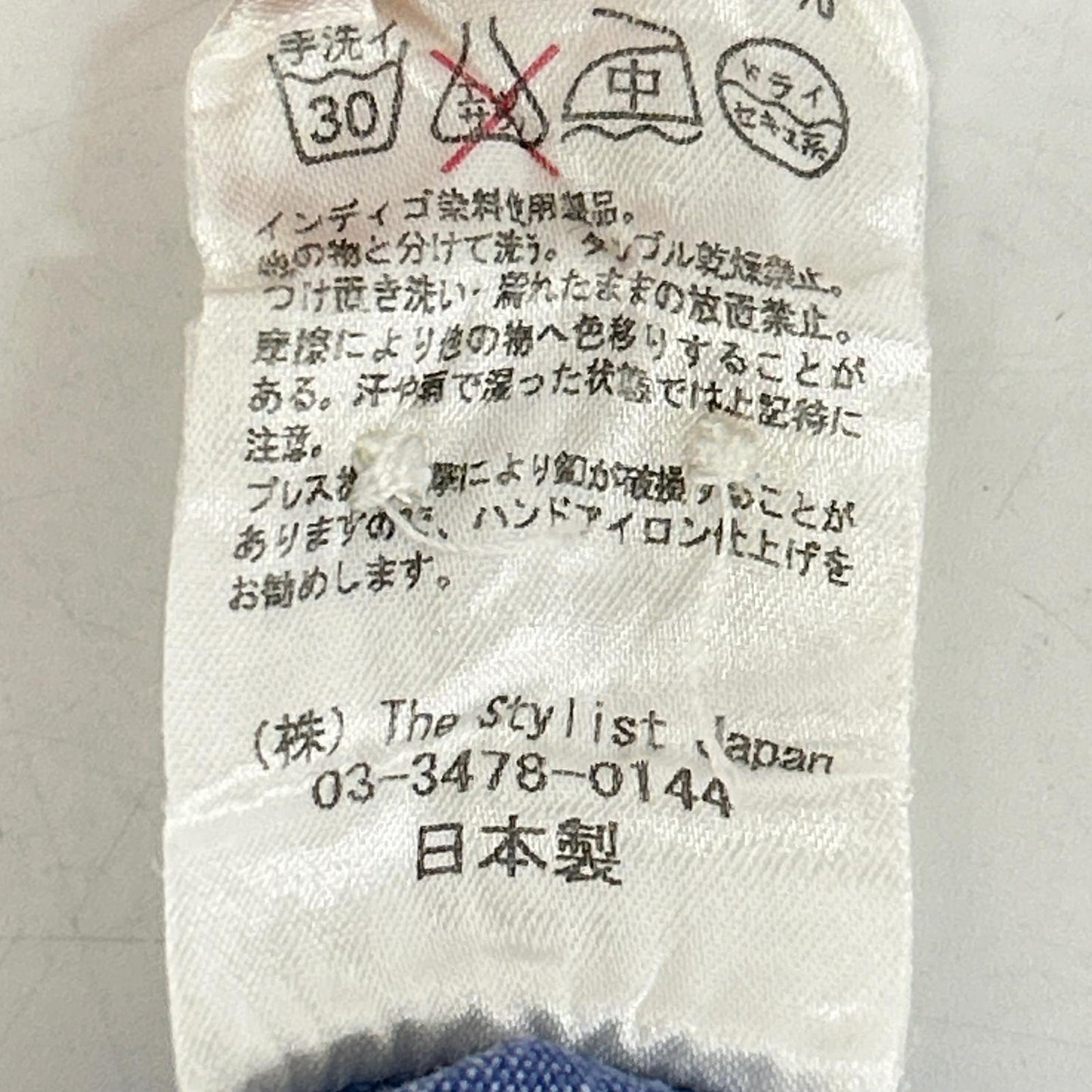 TENDERLOIN テンダーロイン ×スタイリストジャパン TSJS-51805-04 ライトブルー ロングスリーブ ピンタックシャツ トップス