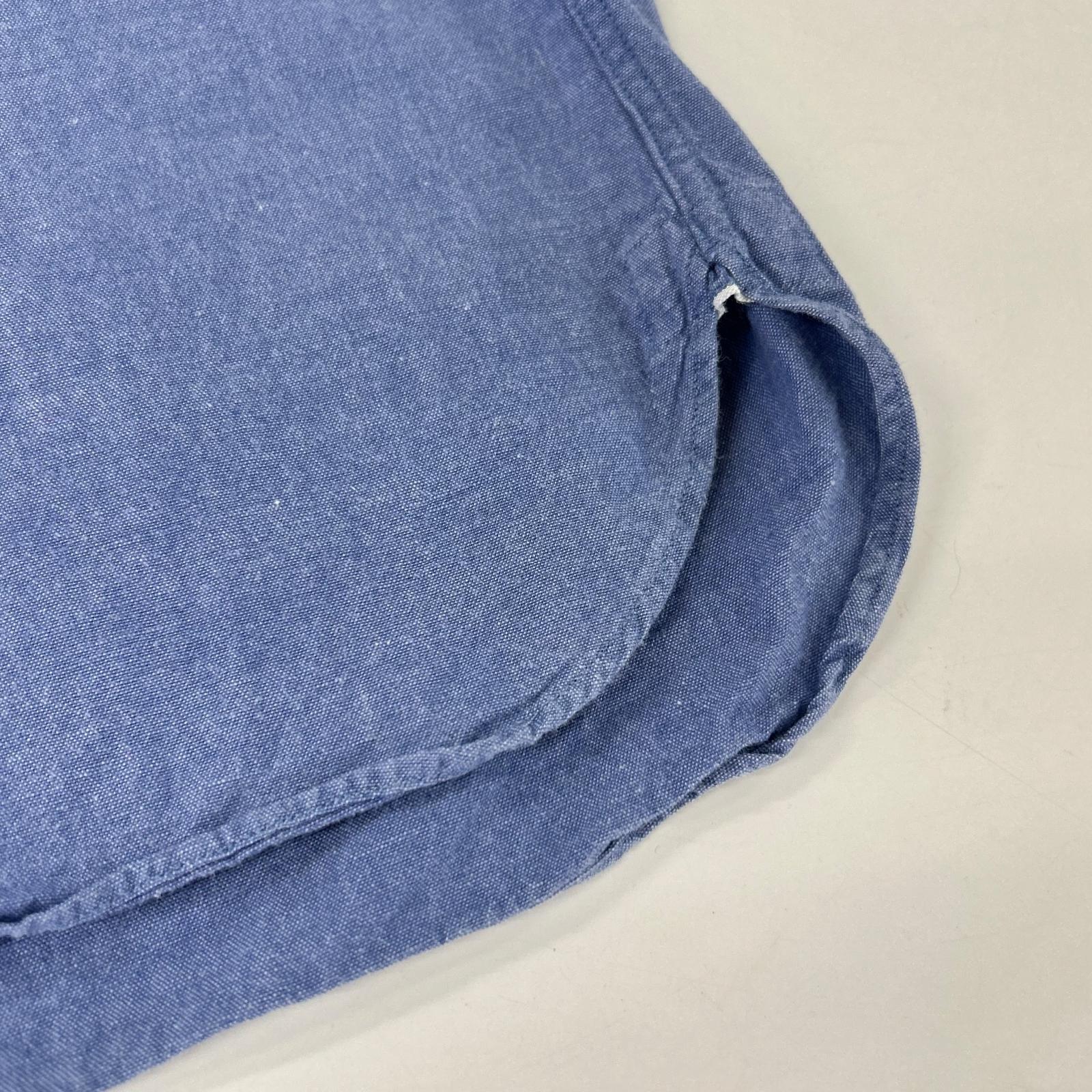 TENDERLOIN テンダーロイン ×スタイリストジャパン TSJS-51805-04 ライトブルー ロングスリーブ ピンタックシャツ トップス