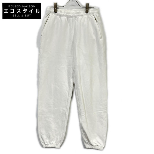 Pleeasse Made in USA White Cotton Sweatpants Bottoms M Men's