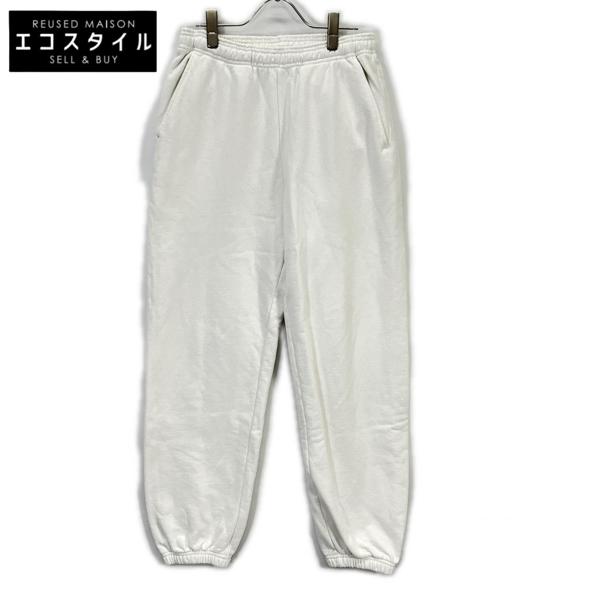 ennoy エンノイ plllllleeeasse Made in USA white cotton sweatpants bottoms