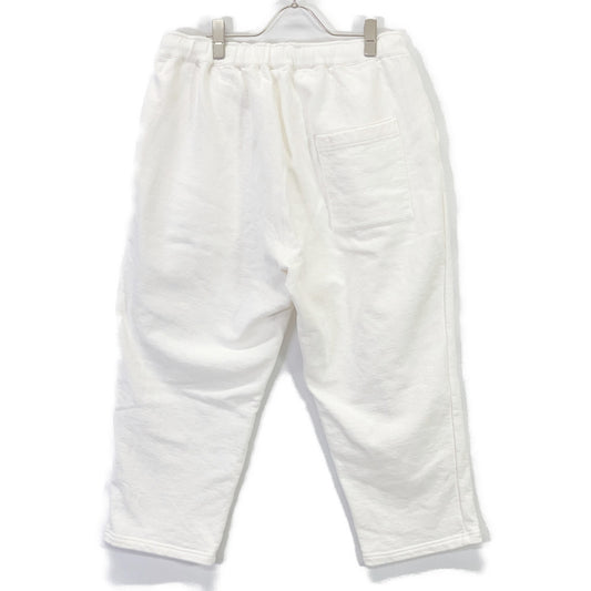 White Cotton Sweatpants Bottoms Men's