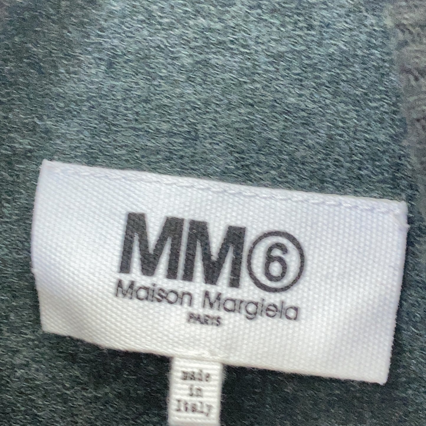 MM6 Maison Margiela Black x Khaki Color Block Turtleneck Knit Top