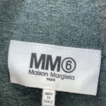 MM6 Maison Margiela Black x Khaki Color Block Turtleneck Knit Top
