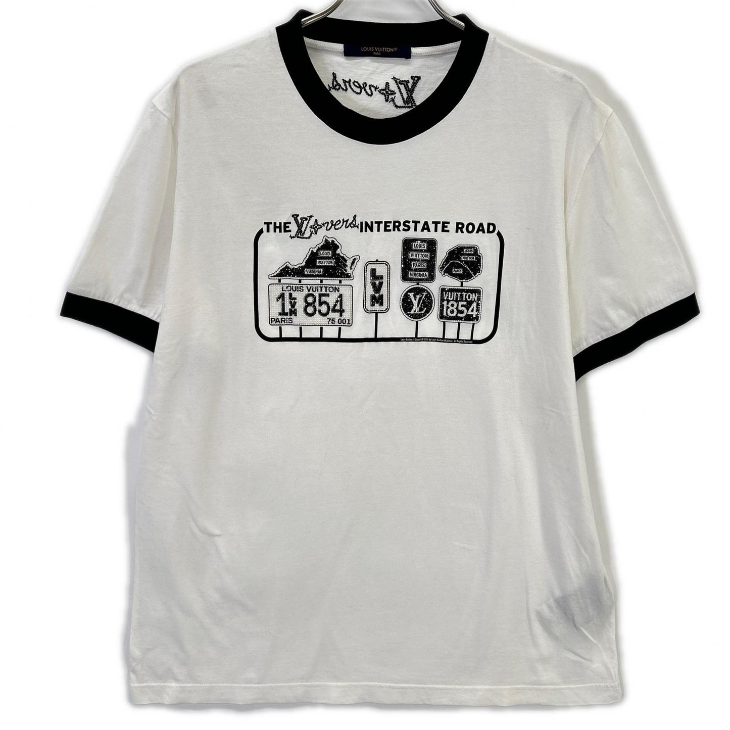 LOUIS VUITTON 24AW Embellished Cotton T-Shirt 1AFXNX Tops