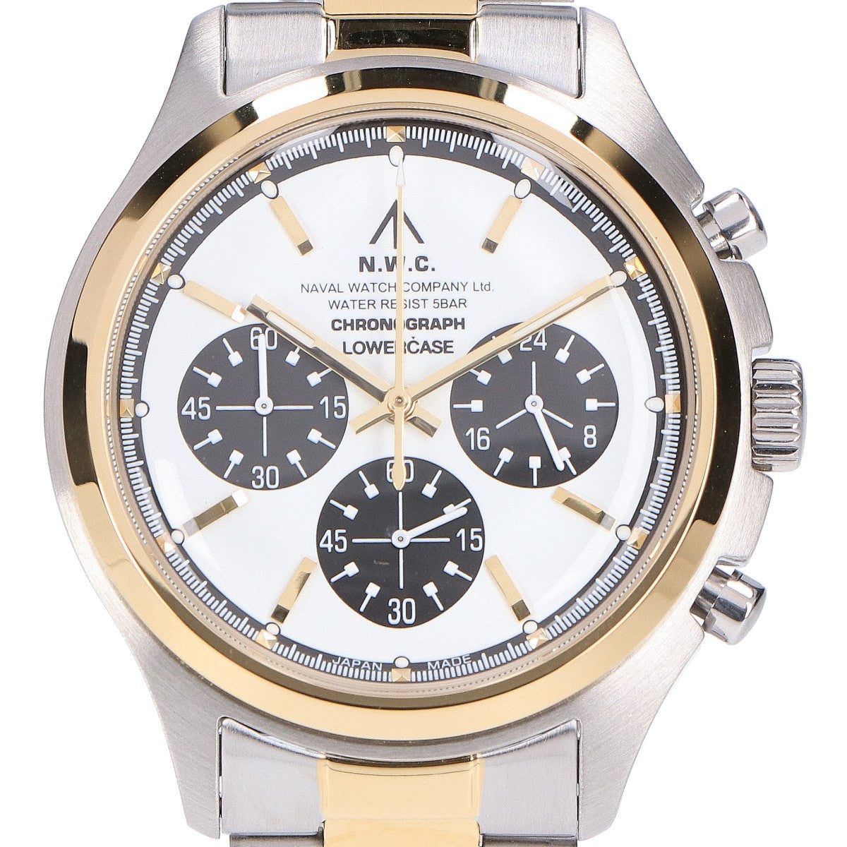 NAVAL WATCH ナバルウォッチ 【美品】25SS BSMA5-FRXC20 クロノグラフ クオーツ 腕時計