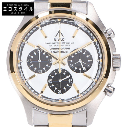 NAVAL WATCH ナバルウォッチ 【美品】25SS BSMA5-FRXC20 クロノグラフ クオーツ 腕時計