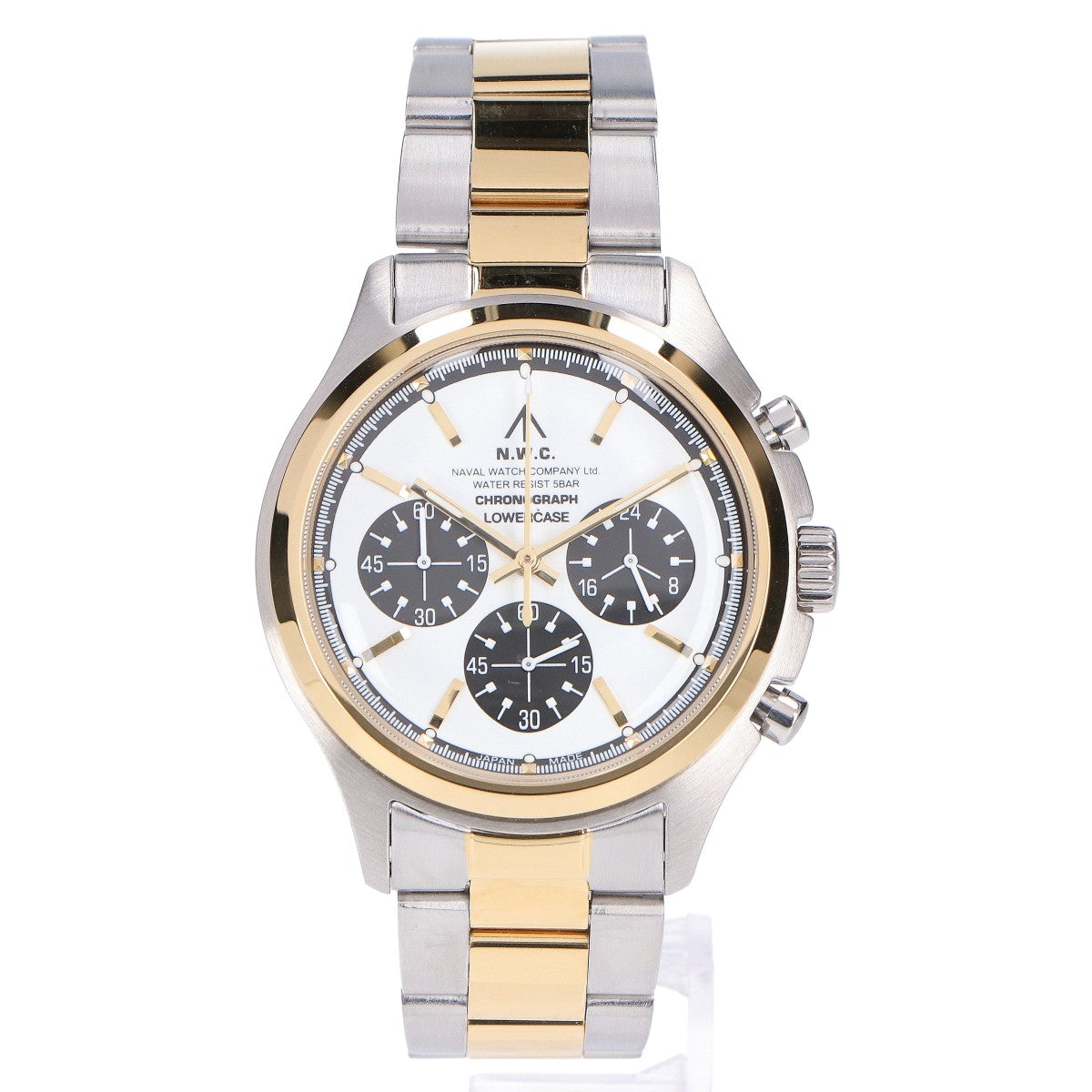NAVAL WATCH ナバルウォッチ 【美品】25SS BSMA5-FRXC20 クロノグラフ クオーツ 腕時計