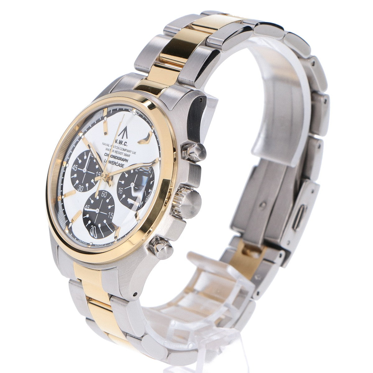 NAVAL WATCH ナバルウォッチ 【美品】25SS BSMA5-FRXC20 クロノグラフ クオーツ 腕時計