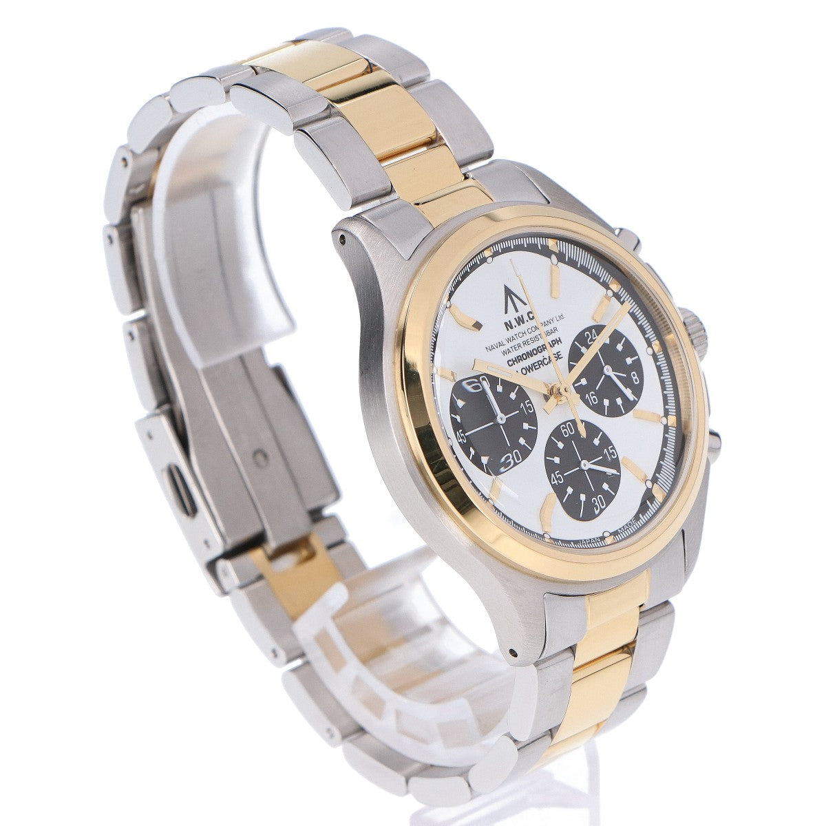 NAVAL WATCH ナバルウォッチ 【美品】25SS BSMA5-FRXC20 クロノグラフ クオーツ 腕時計