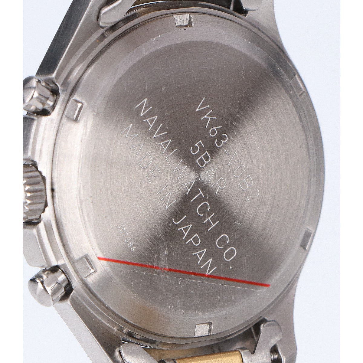 NAVAL WATCH ナバルウォッチ 【美品】25SS BSMA5-FRXC20 クロノグラフ クオーツ 腕時計