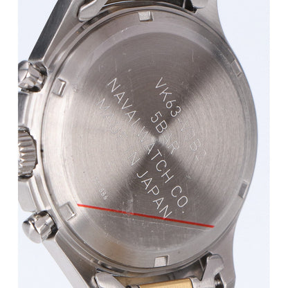 NAVAL WATCH ナバルウォッチ 【美品】25SS BSMA5-FRXC20 クロノグラフ クオーツ 腕時計