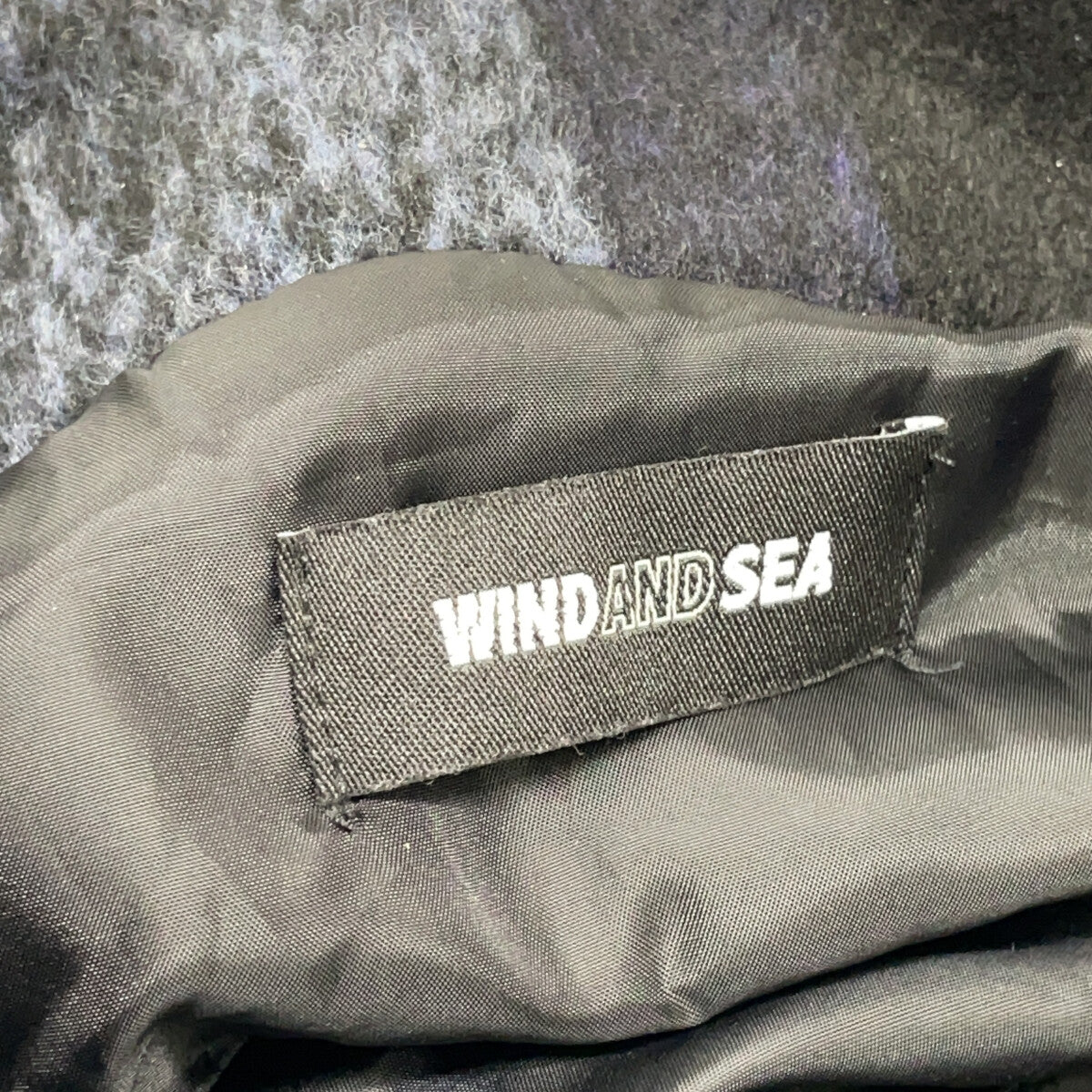 WIND AND SEA ウィンダンシー WDS-O-CLCS-25-Q3-JK-01 ﾌﾞﾙｰ Shaggy Plaid Shirt Jacket ジャケット XL