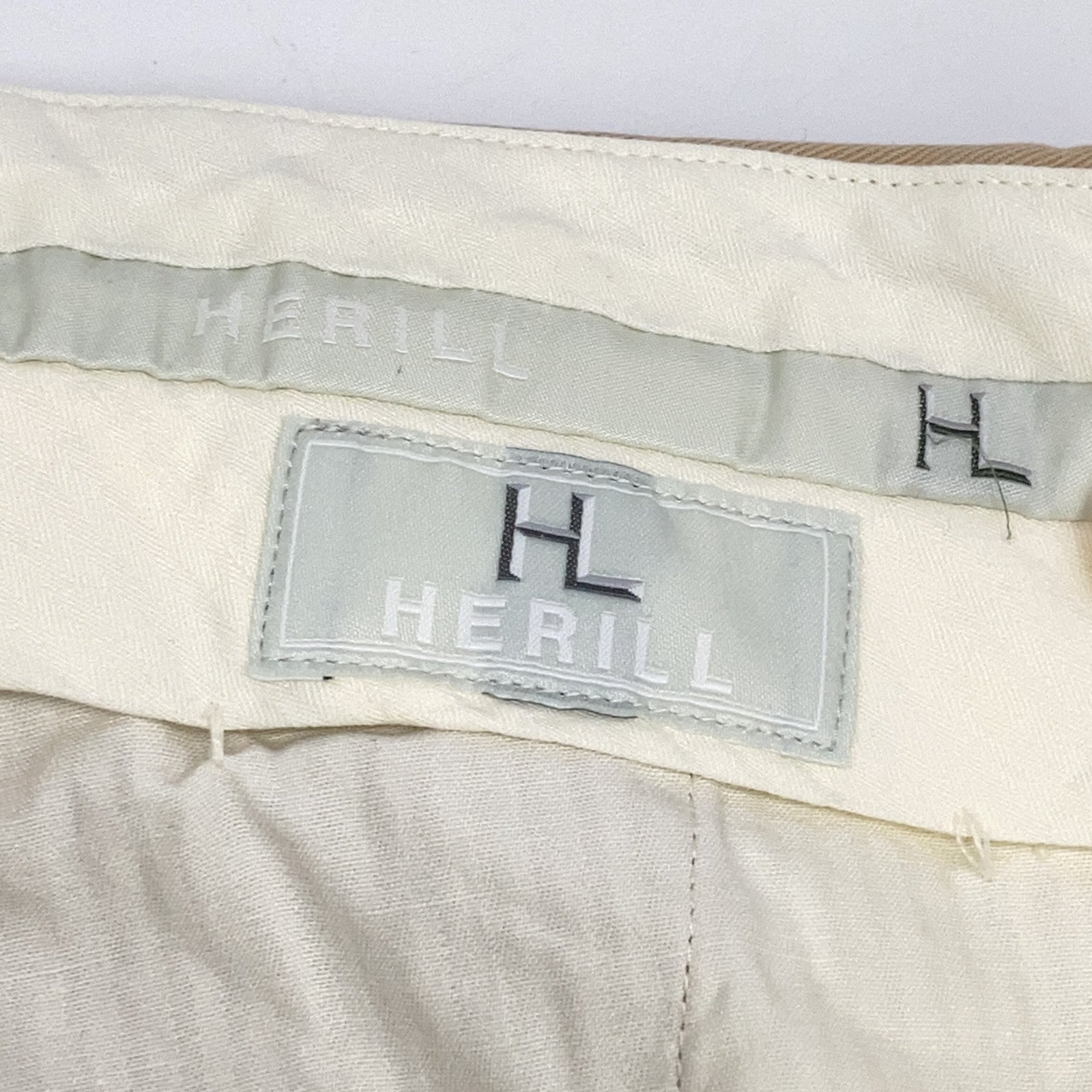 HERILL ヘリル ベージュ コットン チノパンツ ボトムス