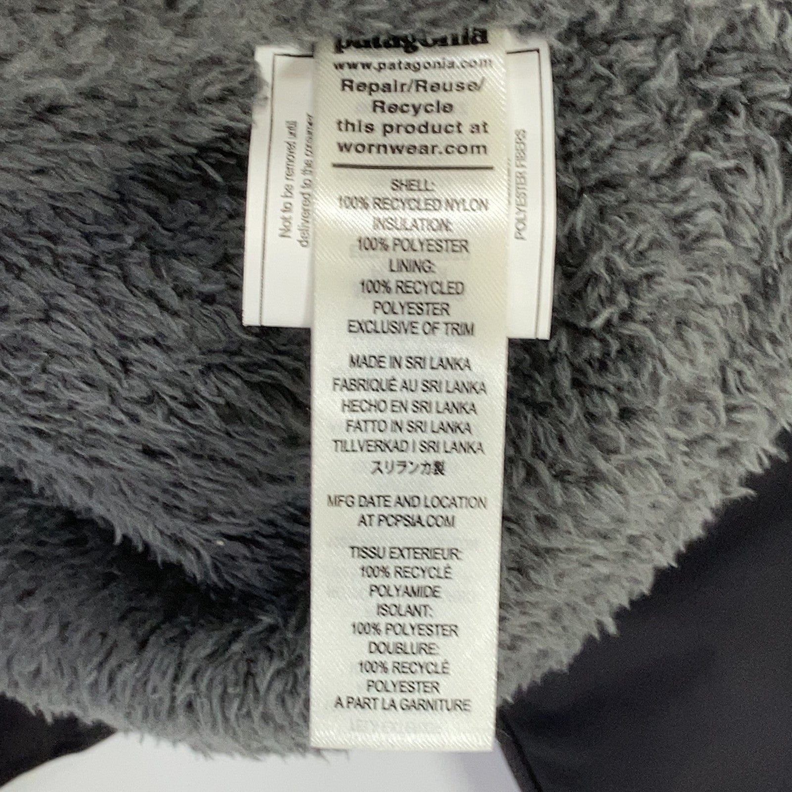 patagonia Patagonia 20415 Gray Lined Isthmus Coaches Jacket L