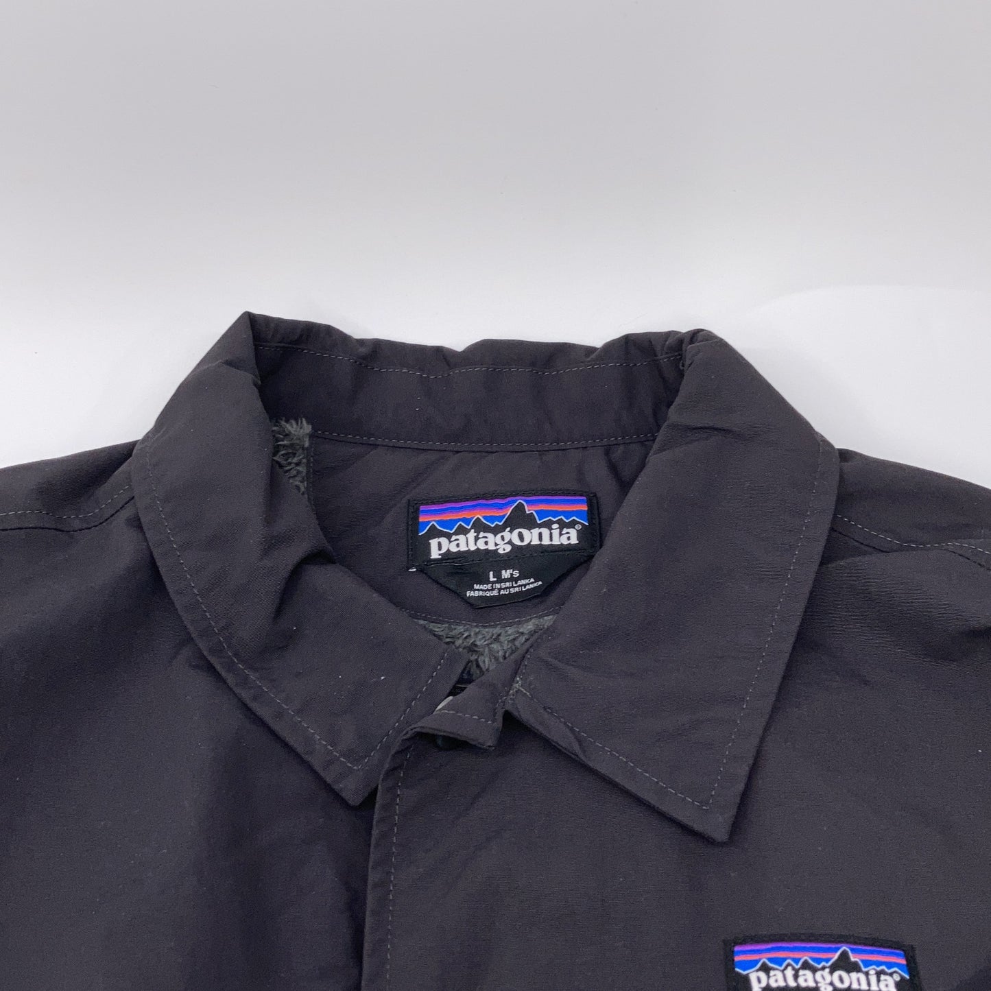 patagonia Patagonia 20415 Gray Lined Isthmus Coaches Jacket L