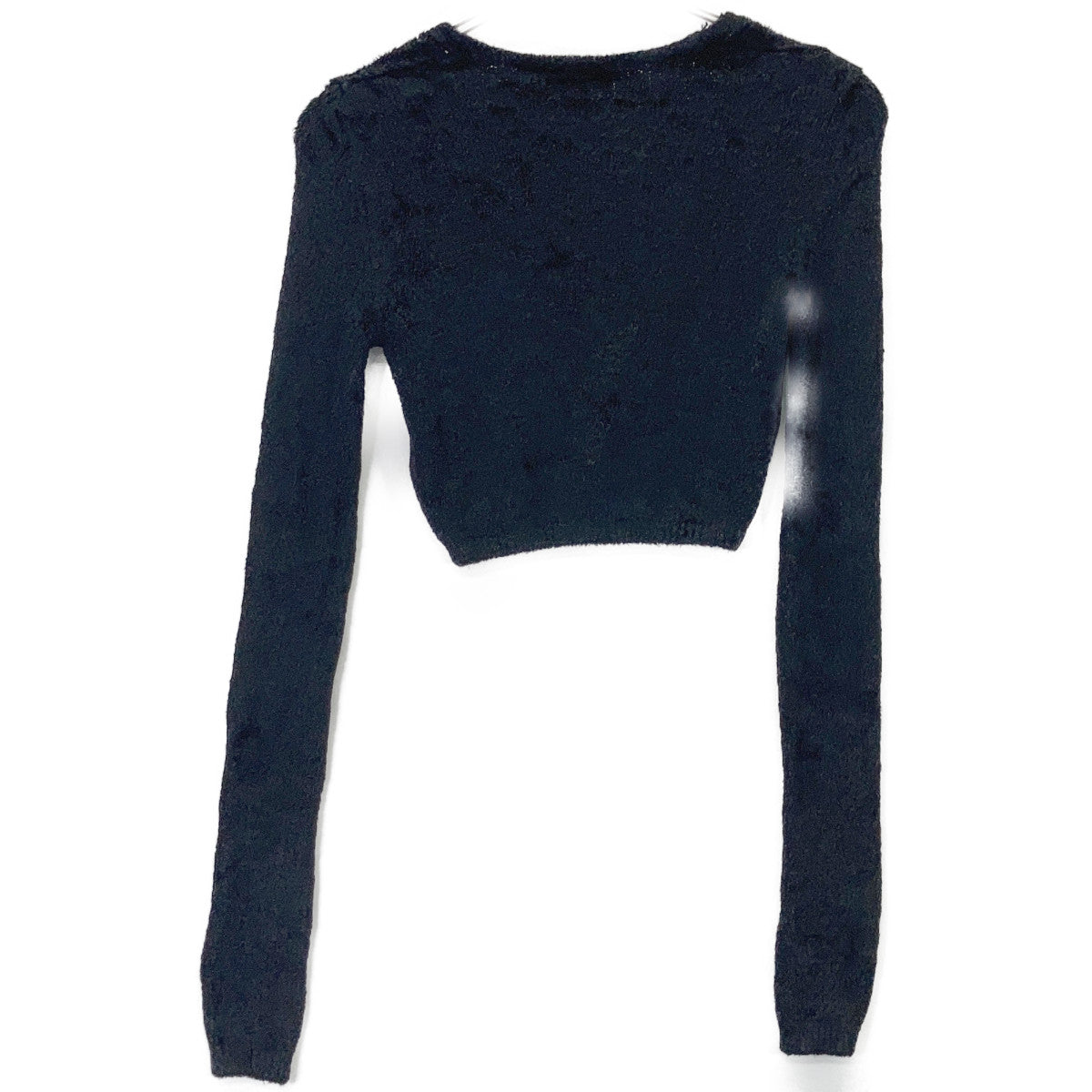 DIESEL ディーゼル A12411 ブラック M-CHERYL クロップドニットセーター トップス トップス
