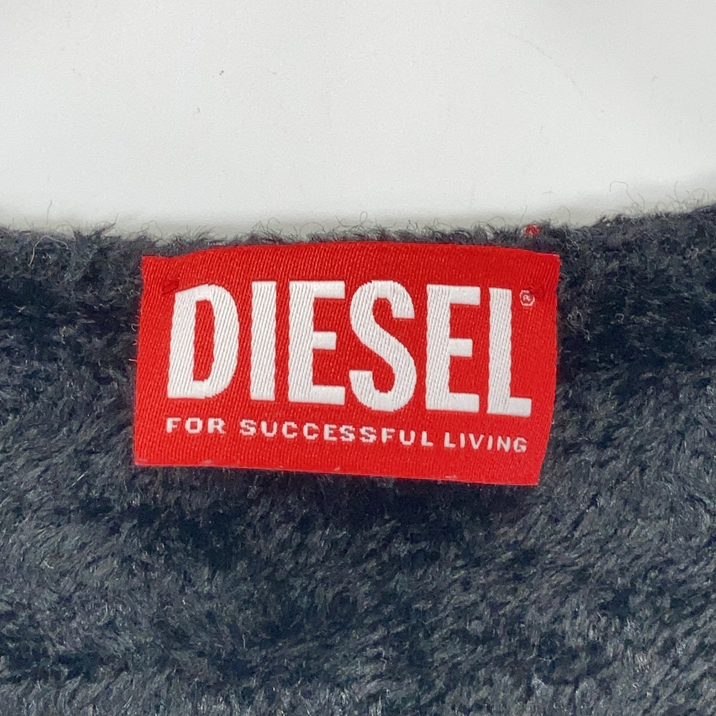 DIESEL ディーゼル A12411 ブラック M-CHERYL クロップドニットセーター トップス トップス