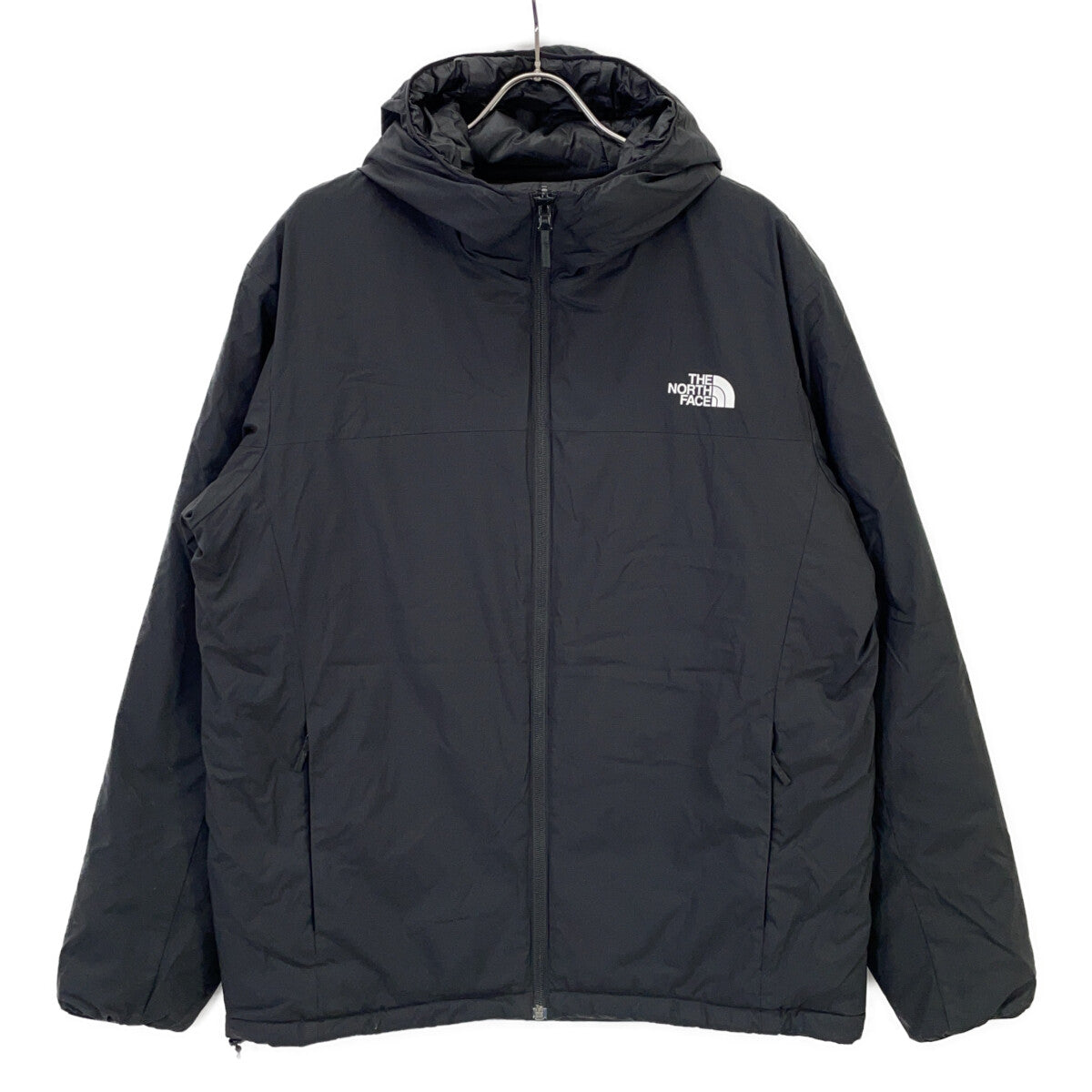 THE NORTH FACE 乐斯菲斯 NY82380 黑色 棉服 户外连帽两穿棉服 夹克 XL