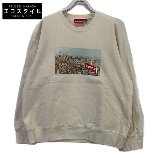 Supreme シュプリーム 20AW 象牙色 Aerial Crewneck 运动衫 上衣 L 男士